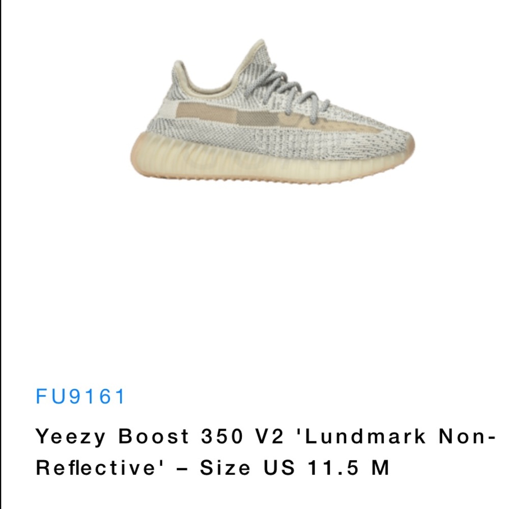 YEEZY BOOST 350 V2 'LUNDMARK NON-REFLECTIVE'